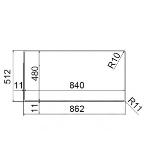 Кухонная мойка Artinox Layer 86 BRP Satin inox