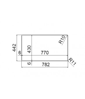 Кухонная мойка Artinox Dama 74 Decor 8x8