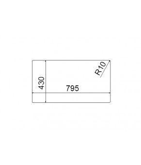 Кухонная мойка Artinox Dama 80 Decor 8x8