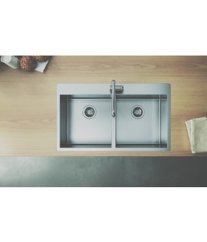 Кухонная мойка Artinox Aquasmart 2V80 Satin inox