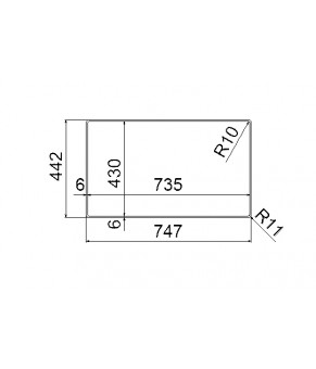 Кухонная мойка Artinox Radius 2V80 Satin inox
