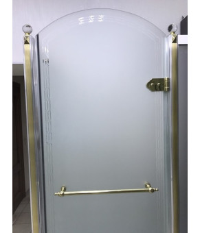 Душевая кабина Orans 120х80х200 SR-1654-COMBI gold/chrome (R)