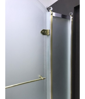 Душевая кабина Orans 120х80х200 SR-1654-COMBI gold/chrome (R)