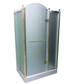 Душевая кабина Orans 120х80х200 SR-1654-COMBI gold/chrome (L)