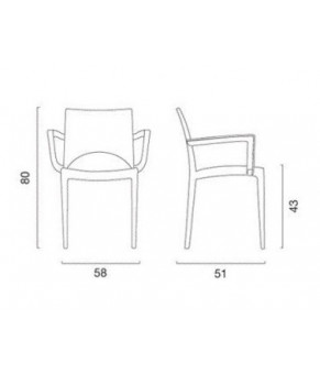 Стул Grand Soleil Paris S6614AV