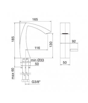 Смеситель Treemme Arche 0211CC