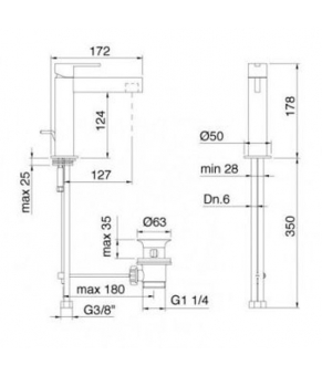 Смеситель Treemme Time 5110TLCC