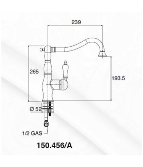 Смеситель Resp Caesar 151.378.352/A BR RESIN