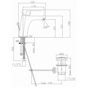 Смеситель Resp Volo 40.352/MА