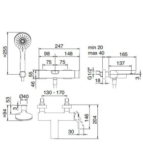 Смеситель Treemme Hask 6A00CC