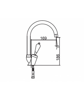 Смеситель Venezia Diamond Gold 5010202