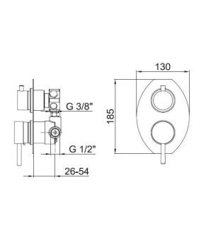 Смеситель Webert Azeta AZ971002.015