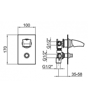 Смеситель Webert Flauto FT860101.563