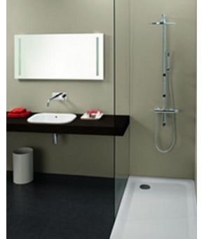 Душевой поддон Sanitana Axis B12080CEXL black