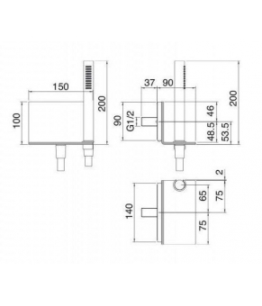 Душевой гарнитур Treemme 5 MM 2847IS72