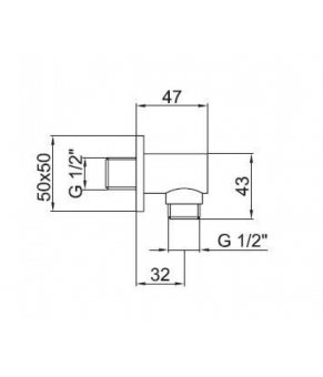 Подсоединение шланга Webert Comfort AC0337.015