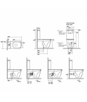 Бачок сливной Kerasan Aquatech/Tribeca 378101
