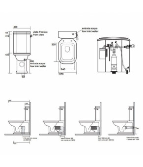 Бачок сливной Kerasan Waldorf 417901