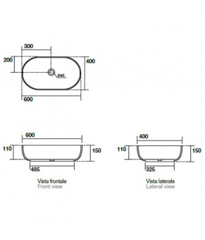 Умывальник Kerasan Nolita 534301