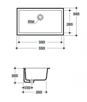 Умывальник Kerasan Slim 0229