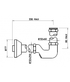 Сифон Gessi 01018
