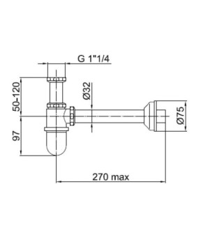 Сифон Webert AC0021.015