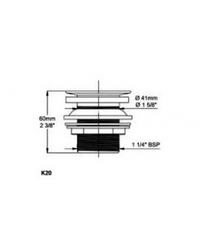 Слив Victoria Albert K20PC