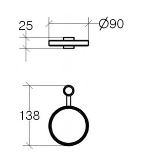 Держатель Lineabeta Baketo 52271.29