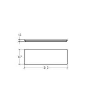 Полочка Lineabeta Icselle 52893.09