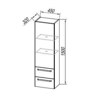Шкаф Kolpa San Adele A 1501 RED 528715