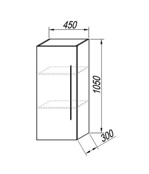 Шкаф Kolpa San Hana H 1052 WH 524038