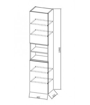 Шкаф-пенал Kolpa San Lana 80 II 510871