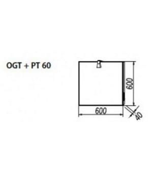 Зеркало Kolpa San Tia OGT PT 60 Wenge 930730