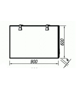 Зеркало Kolpa San Tia OGT PT 90 WH 523420