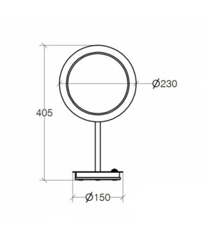 Зеркало Lineabeta Mevedo 55860.29