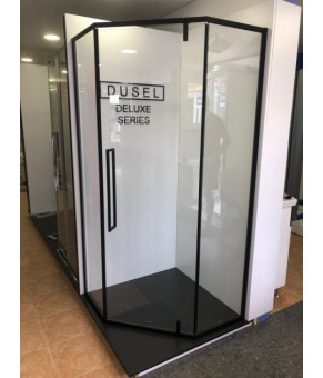 Душевая кабина Dusel DL197 Black Matt 90x90x190