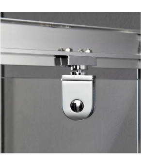 Душевая дверь в нишу Dusel FA-516 распашная, стекло прозрачное, 90х190 451690