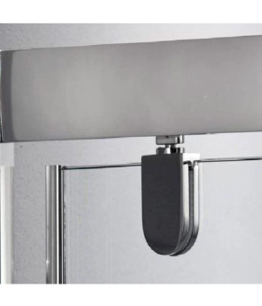 Душевая дверь в нишу Dusel FA-516 распашная, стекло прозрачное, 90х190 451690