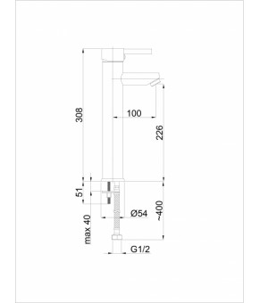 Смеситель Rubineta Ultra-18 D UD0008