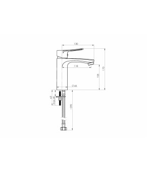 Смеситель Rubineta Nica-18 NI80008