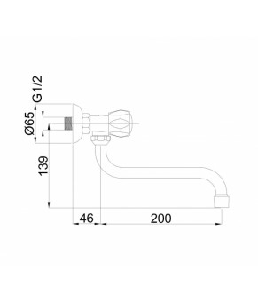 Смеситель Rubineta R-9 Eco R93001