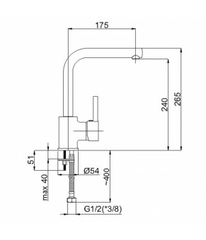 Смеситель Rubineta Ultra-35 U35008