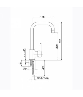 Смеситель Rubineta Ultra-37 U70008