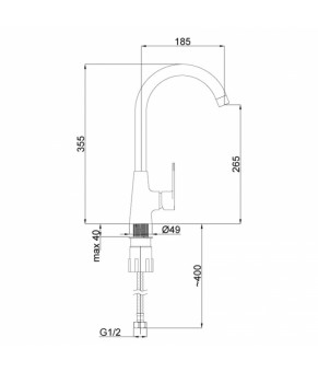 Смеситель Rubineta Viva-33 VV30008
