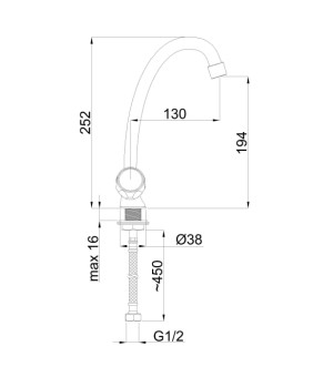 Смеситель Rubineta R-8 Globo R8J002