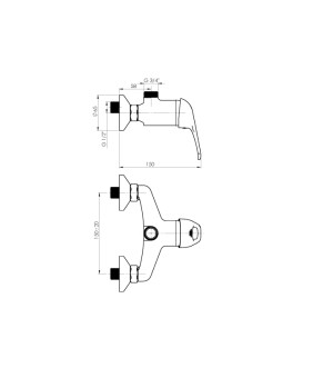 Смеситель Rubineta P-15 Star P50801