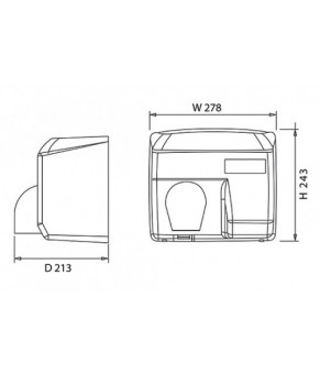 Сушилка Vama Ariel NP 2400 Вт