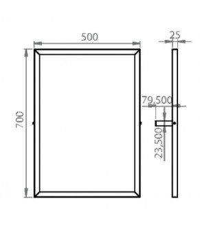 Зеркало Eformetal 516