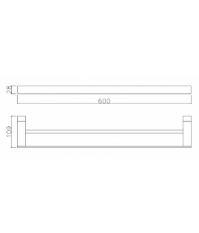 Полотенцедержатель Asignatura Intense 65608800