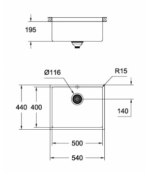 Кухонная мойка Grohe K700 EX Sink 31574DL0